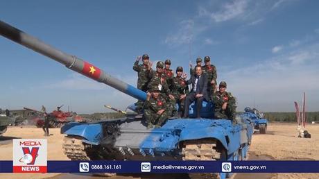 Trận bán kết Xe tăng hành tiến của đội tuyển Việt Nam