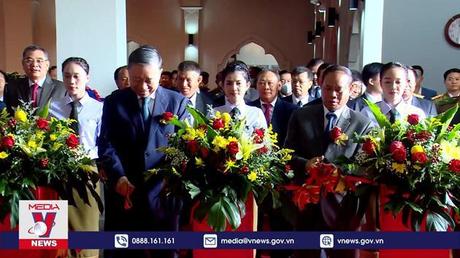 Hỗ trợ Lào xây dựng công trình Học viện Chính trị Công an nhân dân