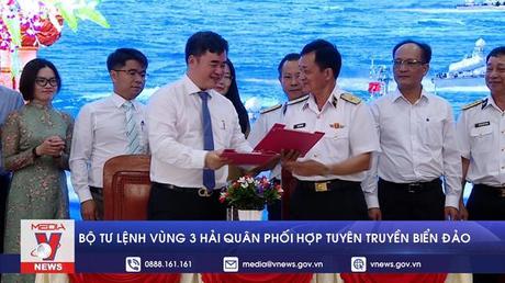 BTL Vùng 3 Hải quân phối hợp tuyên truyền biển đảo