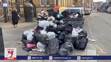 Scotland (Anh) ngập trong rác thải do đình công 