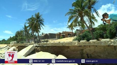 Quảng Ngãi đẩy nhanh tiến độ các công trình kè biển