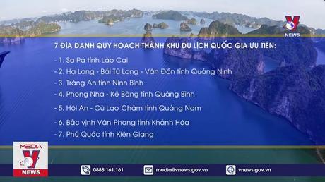7 địa danh quy hoạch thành khu du lịch quốc gia ưu tiên