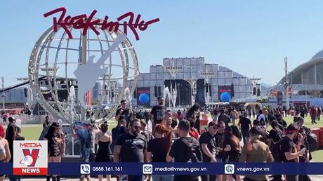 Sôi động lễ hội âm nhạc Rock in Rio tại Brazil