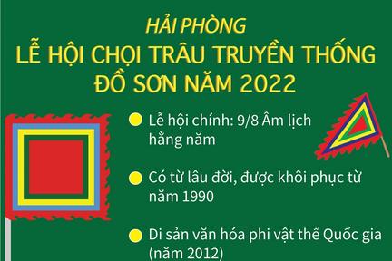 Hải Phòng: Lễ hội chọi trâu truyền thống Đồ Sơn năm 2022