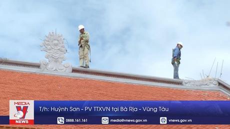 Tháo dỡ công trình sai phạm tại Cảng quốc tế Mỹ Xuân