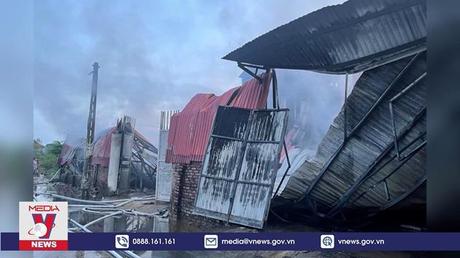 3 người tử vong do cháy xưởng chăn, ga, gối đệm