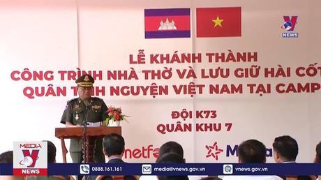 Lưu giữ hài cốt liệt sĩ quân tình nguyện Việt Nam tại tỉnh Battambang, Campuchia