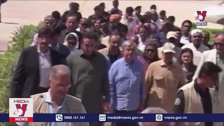Tổng thư ký Liên hợp quốc thăm các vùng lũ ở Pakistan