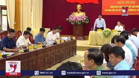 Dự thảo kết quả kiểm tra công tác PCTN tại tỉnh Yên Bái