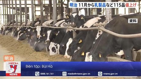 Meiji tăng giá bán sữa