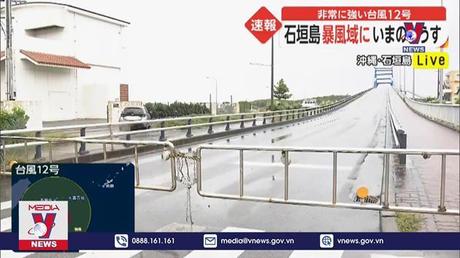 Bão Muifa sắp đổ bộ vào Nhật Bản