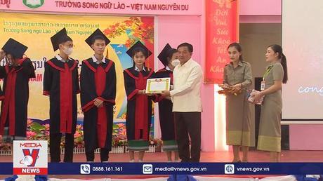 Trường song ngữ Lào – Việt Nam Nguyễn Du khai giảng năm học mới