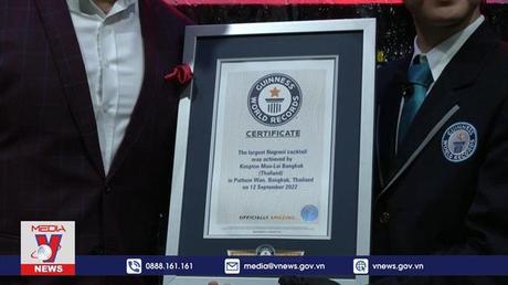 Thái Lan lập kỷ luc Guiness về ly cocktail lớn nhất thế giới