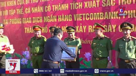 Biểu dương thành tích truy bắt đối tượng cướp ngân hàng