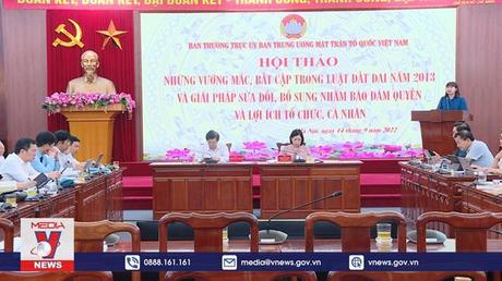 Khắc phục vướng mắc, bất cập trong các quy định của luật đất đai