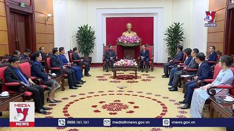 Thường trực Ban Bí thư tiếp Đại biểu Thanh niên Lào