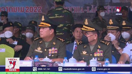 Diễn tập cứu hộ, cứu nạn giữa quân đội 3 nước Lào – Việt Nam – Campuchia thành công tốt đẹp