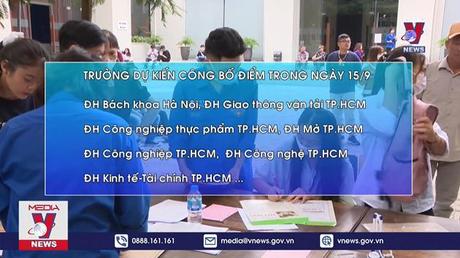 Dự kiến công bố điểm chuẩn đại học từ chiều 15/9