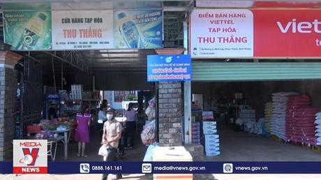 Gian hàng kết nối tiêu thụ nông sản sạch ở Bình Phước