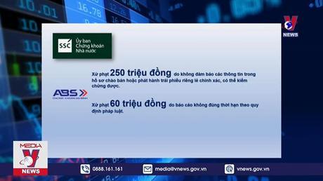 Xử phạt 2 công ty chứng khoán liên quan tới trái phiếu Tân Hoàng Minh 