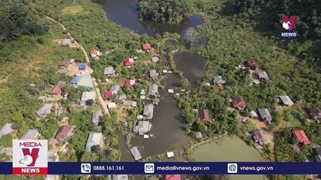 Ngập úng kéo dài tại xã Chiềng Đen, TP. Sơn La