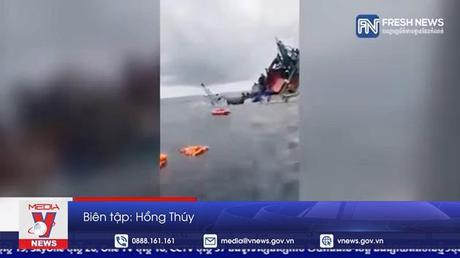 Lật thuyền chở người nước ngoài ở Campuchia