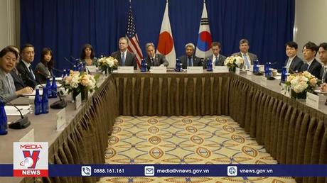 Mỹ, Nhật Bản, Hàn Quốc tăng cường hợp tác ba bên