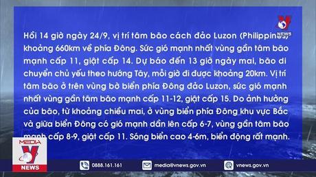 Bão Noru có tốc độ di chuyển nhanh khi vào Biển Đông