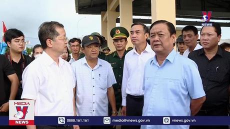 Kiểm tra công tác ứng phó với bão Noru tại Đà Nẵng 