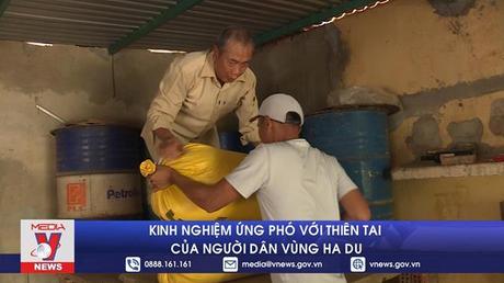 Kinh nghiệm ứng phó với thiên tai của người dân vùng hạ du