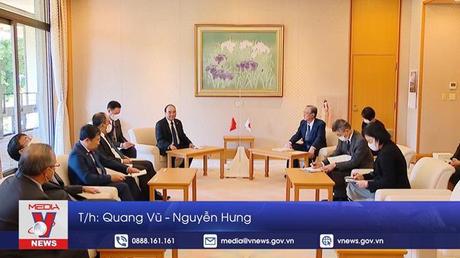 Chủ tịch nước Nguyễn Xuân Phúc hội kiến Chủ tịch Hạ viện Nhật Bản