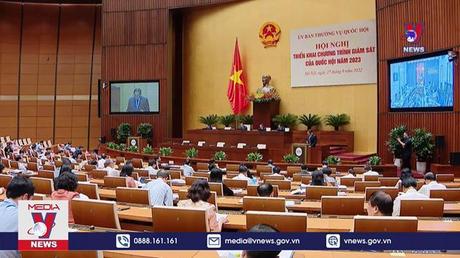 Hội nghị triển khai Chương trình giám sát của Quốc hội 