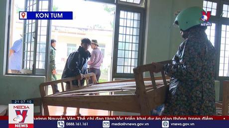 Kon Tum di dời người dân đến nơi an toàn trước bão số 4
