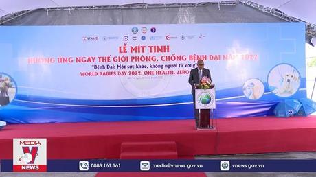 Lễ mít tinh hưởng ứng Ngày thế giới phòng chống bệnh dại