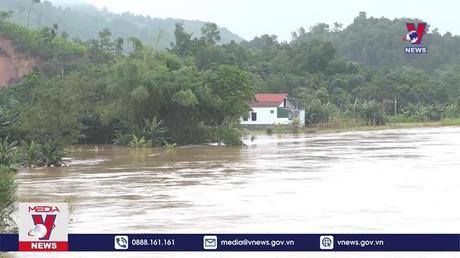 Nhiều địa phương tại Hà Tĩnh bị ngập cục bộ 