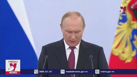 Tổng thống Putin ký văn kiện sáp nhập 4 vùng lãnh thổ ở Ukraine vào Nga