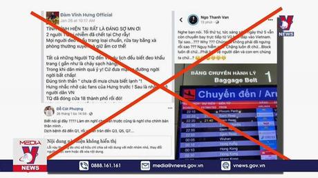 Buộc gỡ bỏ thông tin trên mạng sai sự thật, gây hoang mang