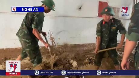 Huy động hơn 600 cán bộ, chiến sĩ giúp dân khắc phục hậu quả lũ quét ở Kỳ Sơn