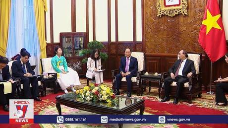 Chủ tịch nước tiếp Đại sứ Hàn Quốc chào từ biệt