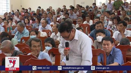 Cử tri Cam Lâm, Khánh Hòa góp ý về quy hoạch đô thị