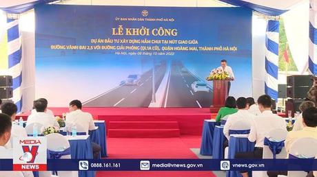 Khởi công hầm chui thứ 5 của Thủ đô