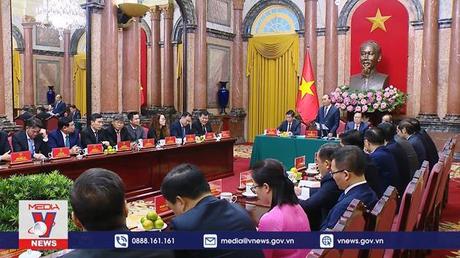 Chủ tịch nước gặp mặt lãnh đạo các doanh nghiệp Nhà nước tiêu biểu