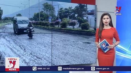 Nhiều tuyến đường tỉnh Phú Yên bị hư hỏng do mưa lũ