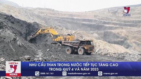 Nhu cầu than trong nước tiếp tục tăng cao trong quý 4 và năm 2023