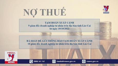 Đề nghị tạm hoãn xuất cảnh nhiều giám đốc doanh nghiệp nợ thuế 