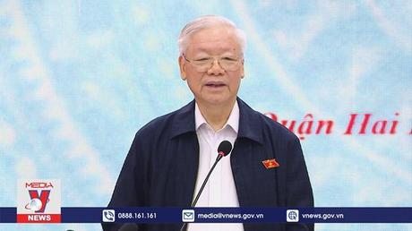 Tổng Bí thư Nguyễn Phú Trọng tiếp xúc cử tri Hà Nội