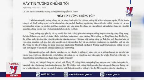 Yêu cầu báo cáo vụ nữ sinh văng tục với thầy giáo 