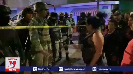 Nổ súng gây nhiều thương vong ở Mexico
