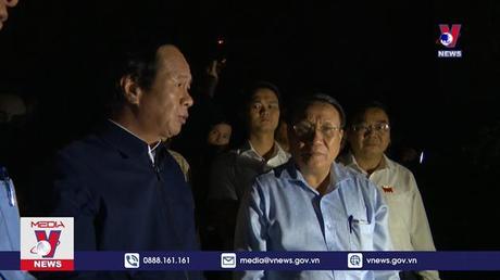 Kiểm tra công tác khắc phục hậu quả mưa lũ tại Quảng Trị 