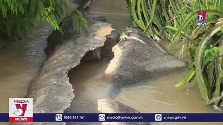 Mưa lớn gây ngập nhiều nơi tại Bình Thuận